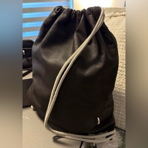 Rick Owens Leather Drawstring Backpack (New/Blistered Lambskin) Hollywood s/s25
